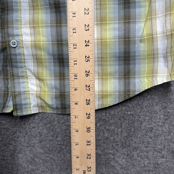Lot of 2 Columbia Long Sleeve Button Up Shirts Men's Small/Medium (no tag) Plaid - Picture 11 of 12